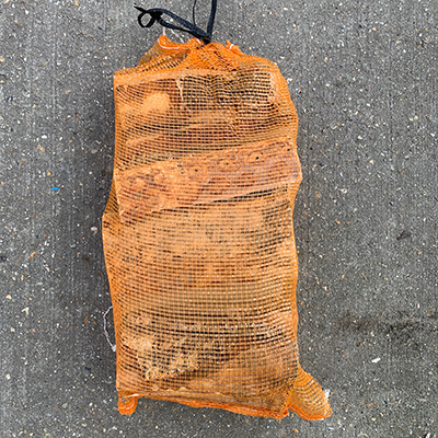 SEASONED LOGS - Hardwood Netted bag (Min order of 5 bags)