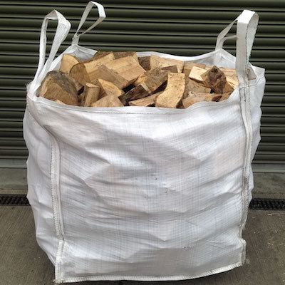Bulk Bags of Premium Seasoned Logs 